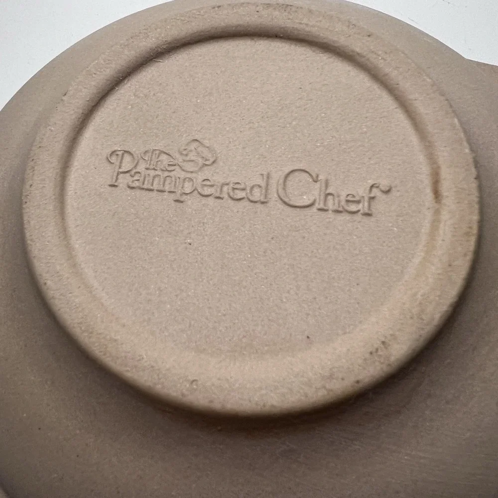 Pampered Chef Stoneware Microwave Double‎ Egg Cooker